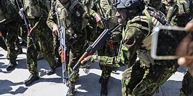 Kenya soldiers
