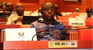 Hon Sampson Ahi a member of Ghana's delegation