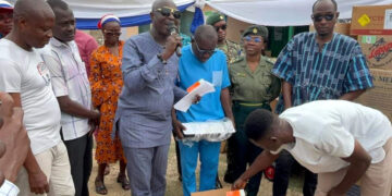 Effutu MP donate to a model health center