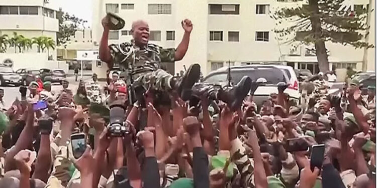Gabon military leader