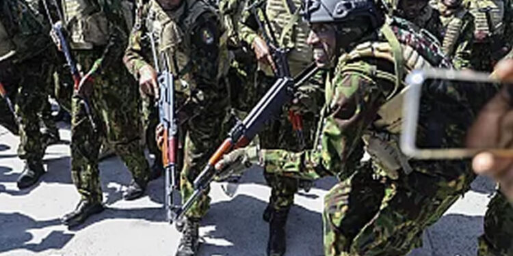 Kenya soldiers