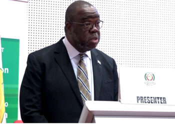 Senator Edwin Melvin Jr. chairs the Political Affairs, Peace, Security and APRM Committee