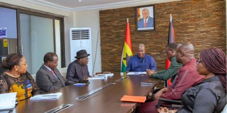 John Mahama meeting elders forum of West Africa