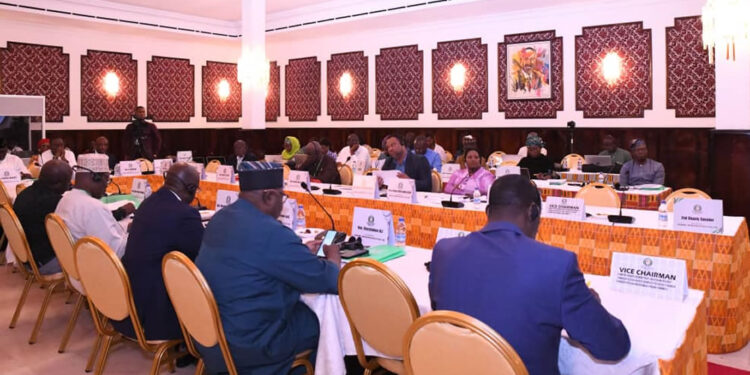 MPs at a joint Committee meeting in Abidjan