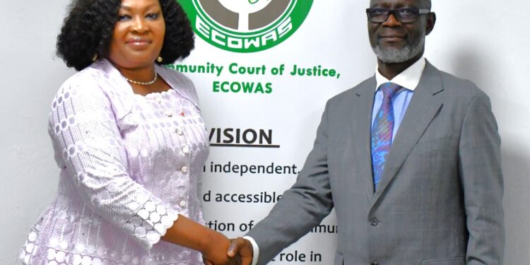 ECOWAS Court President Strengthens Collaboration With New Speaker Of Parliament