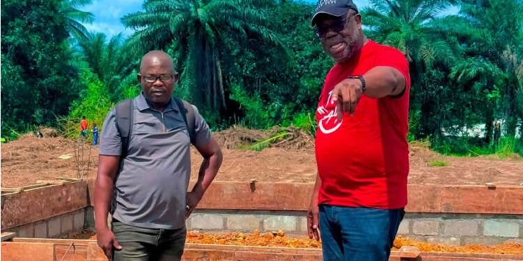 Senator Edwin Snowe Jr. Inspects Progress at C.H. Dewey Sports Stadium, Calls for Turf Installation
