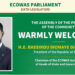 ECOWAS Parliament to Host Senegalese President Faye in Landmark Institutional Visit